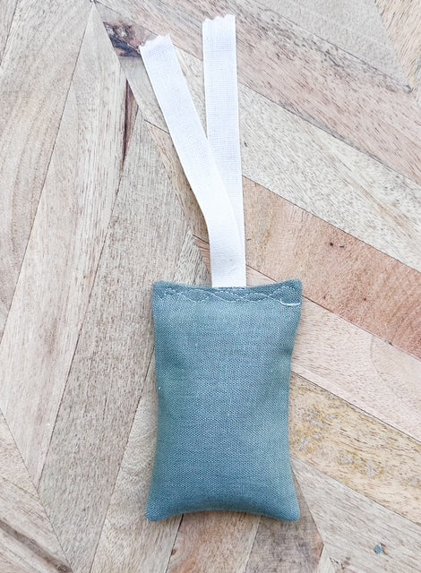 Lavender Sachet Set of 5 - Green (Sage, Eucalyptus, Mist, Peacock print)