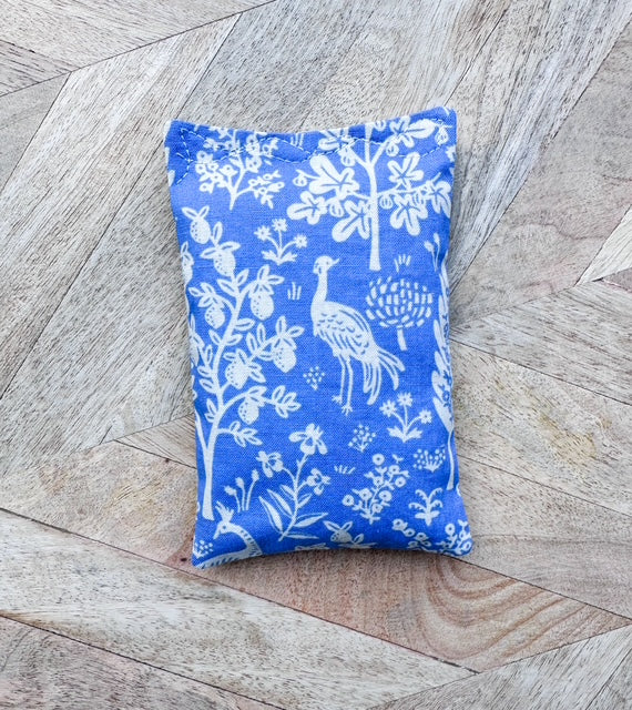 Lavender Sachets (Set of 2, narrow style) - Blue and White Print