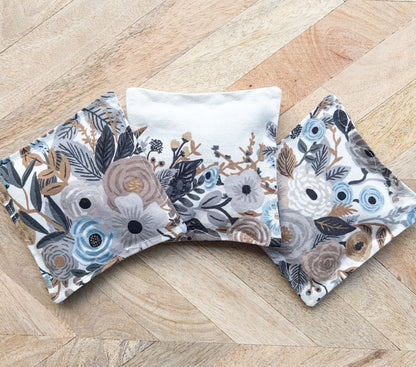 Lavender Sachet Trio - Garden Party in Blue, Taupe, and Cream