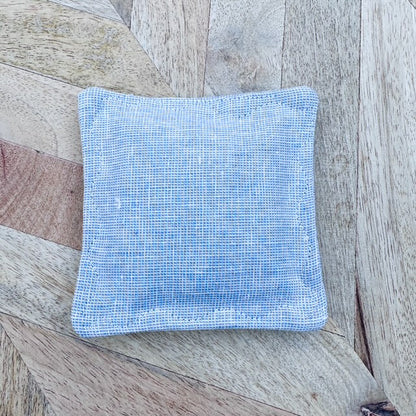 Lavender Sachet Trio - Shades of Blue (Solid and Stripe)
