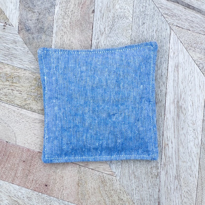 Lavender Sachet Trio - Shades of Blue (Solid and Stripe)