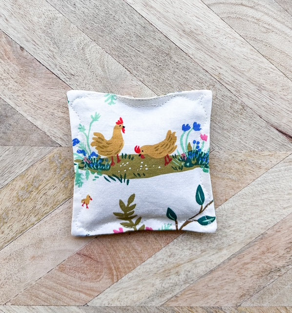 Lavender Sachet Trio - English Garden Toile in Cream