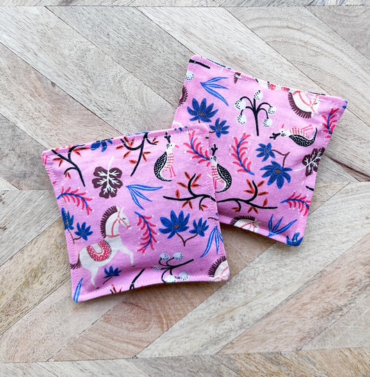 Lavender Sachets (Set of 2) - Horse Motif in Pink
