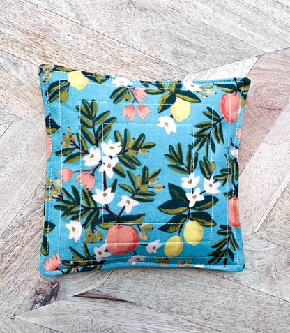 Lavender Sachets (Set of 2) - Summer Citrus in Teal