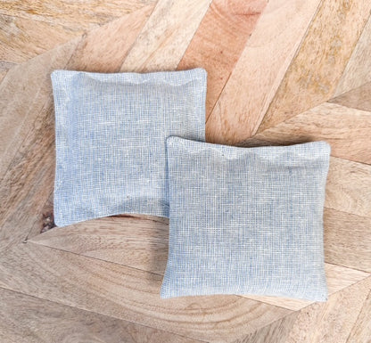 Lavender Sachet Set of 5 - Hydrangea Print and Blues